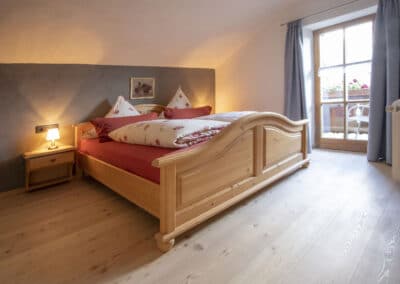 Schlafzimmer der Ferienwohnung Schöttelkarblick in Wallgau